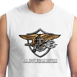 U.S. Navy Seal Shirt Devgru Mens Muscle Tee T-Shirt