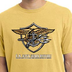 U.S. Navy Seal Shirt Devgru Mens Pigment Dyed Tee T-Shirt