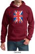 Union Jack Hoodie British UK Flag Big Print Adult Hoody