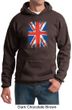 Union Jack Hoodie British UK Flag Big Print Adult Hoody