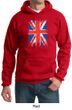 Union Jack Hoodie British UK Flag Big Print Adult Hoody