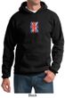 Union Jack Hoodie British UK Flag Small Print Adult Hoody