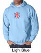 Union Jack Hoodie British UK Flag Small Print Adult Hoody