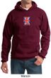Union Jack Hoodie British UK Flag Small Print Adult Hoody