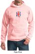 Union Jack Hoodie British UK Flag Small Print Adult Hoody