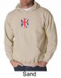 Union Jack Hoodie British UK Flag Small Print Adult Hoody