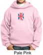 Union Jack Hoodie British UK Flag Small Print Youth Hoody
