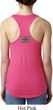 Union Jack Patch Back Print Ladies Ideal Tank Top