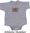 Union Jack Patch Middle Print Baby Onesie