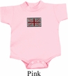 Union Jack Patch Middle Print Baby Onesie