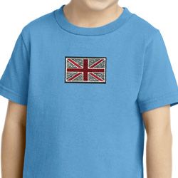 Union Jack Patch Middle Print Toddler Shirt