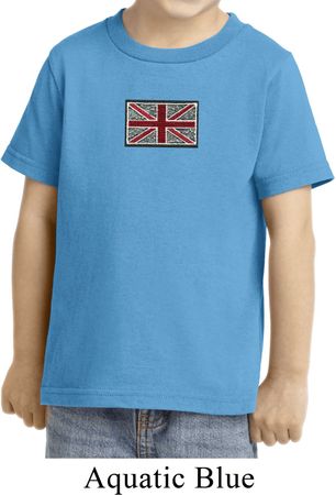 Union Jack Patch Middle Print Toddler Shirt