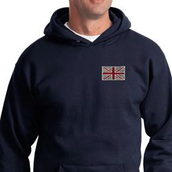 Union Jack Patch Pocket Print Hoodie