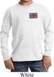 Union Jack Patch Pocket Print Kids Long Sleeve Shirt