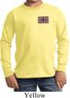 Union Jack Patch Pocket Print Kids Long Sleeve Shirt