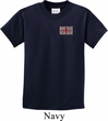 Union Jack Patch Pocket Print Kids Shirt