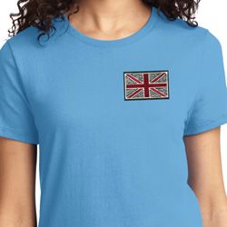 Union Jack Patch Pocket Print Ladies Shirt