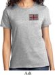 Union Jack Patch Pocket Print Ladies Shirt