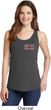 Union Jack Patch Pocket Print Ladies Tank Top