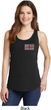 Union Jack Patch Pocket Print Ladies Tank Top