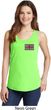 Union Jack Patch Pocket Print Ladies Tank Top