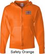 Union Jack Patch Pocket Print Mens Full Zip Hoodie