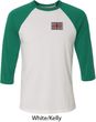 Union Jack Patch Pocket Print Mens Raglan Shirt