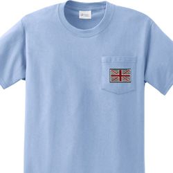 Union Jack Patch Pocket Print Pocket Shirt