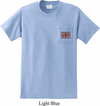Union Jack Patch Pocket Print Pocket Shirt
