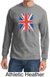 Union Jack Shirt British UK Flag Big Print Adult Long Sleeve Shirt