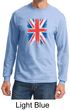Union Jack Shirt British UK Flag Big Print Adult Long Sleeve Shirt