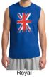 Union Jack Shirt British UK Flag Big Print Adult Muscle Shirt