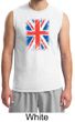 Union Jack Shirt British UK Flag Big Print Adult Muscle Shirt