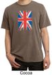 Union Jack Shirt British UK Flag Big Print Adult Pigment Dyed T-shirt