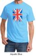 Union Jack Shirt British UK Flag Big Print Adult T-shirt