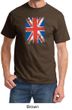 Union Jack Shirt British UK Flag Big Print Adult T-shirt