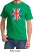 Union Jack Shirt British UK Flag Big Print Adult T-shirt