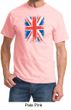 Union Jack Shirt British UK Flag Big Print Adult T-shirt