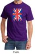 Union Jack Shirt British UK Flag Big Print Adult T-shirt