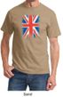 Union Jack Shirt British UK Flag Big Print Adult T-shirt