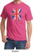 Union Jack Shirt British UK Flag Big Print Adult T-shirt