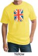 Union Jack Shirt British UK Flag Big Print Adult Tall T-shirt