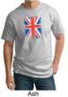 Union Jack Shirt British UK Flag Big Print Adult Tall T-shirt