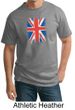Union Jack Shirt British UK Flag Big Print Adult Tall T-shirt
