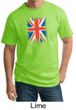 Union Jack Shirt British UK Flag Big Print Adult Tall T-shirt