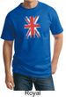 Union Jack Shirt British UK Flag Big Print Adult Tall T-shirt