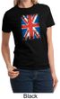 Union Jack Shirt British UK Flag Big Print Ladies T-shirt