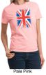 Union Jack Shirt British UK Flag Big Print Ladies T-shirt