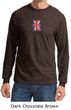 Union Jack Shirt British UK Flag Small Print Adult Long Sleeve Shirt