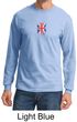 Union Jack Shirt British UK Flag Small Print Adult Long Sleeve Shirt